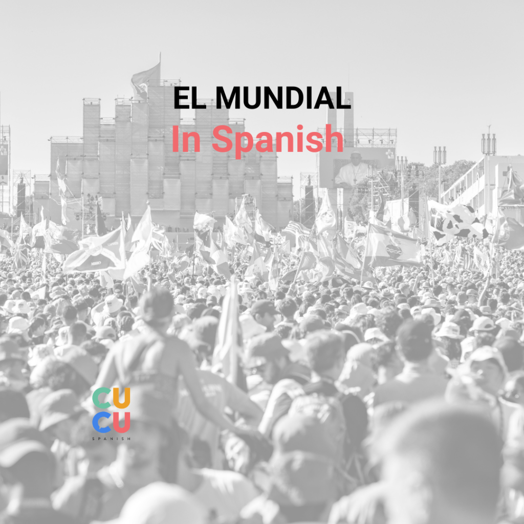 Flags of World Cup countries for Spanish learners